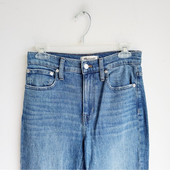 MADEWELL The High-Rise Slim Boyjean in Lavern Wash 25 - Picture 6 of 10